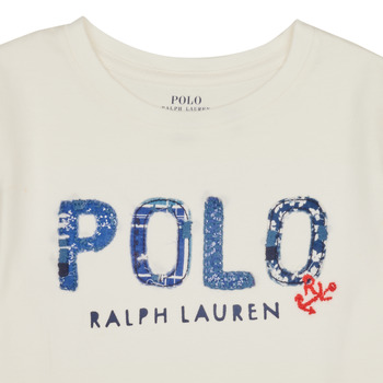Polo Ralph Lauren SS POLO TEE-KNIT SHIRTS-T-SHIRT Valkoinen