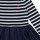 vaatteet Tytöt Lyhyt mekko Polo Ralph Lauren LS CN DR-DRESSES-DAY DRESS Laivastonsininen / Valkoinen