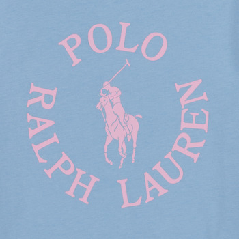 Polo Ralph Lauren SS GRAPHIC T-KNIT SHIRTS-T-SHIRT Sininen / Taivaansininen / Vaaleanpunainen