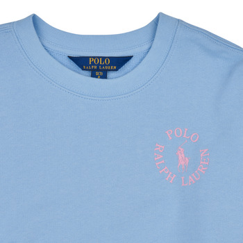 Polo Ralph Lauren BUBBLE PO CN-KNIT SHIRTS-SWEATSHIRT Sininen / Taivaansininen / Vaaleanpunainen