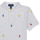 vaatteet Pojat Lyhythihainen poolopaita Polo Ralph Lauren SSKCM2-KNIT SHIRTS-POLO SHIRT Valkoinen