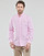 vaatteet Miehet Pitkähihainen paitapusero Polo Ralph Lauren CHEMISE COUPE DROITE EN OXFORD Vaaleanpunainen / Valkoinen