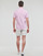vaatteet Miehet Lyhythihainen paitapusero Polo Ralph Lauren CHEMISE COUPE DROITE EN SEERSUCKER Vaaleanpunainen / Valkoinen