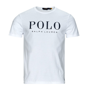 vaatteet Miehet Lyhythihainen t-paita Polo Ralph Lauren T-SHIRT AJUSTE EN COTON LOGO 