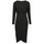 vaatteet Naiset Lyhyt mekko Karl Lagerfeld LONG SLEEVE JERSEY DRESS Musta
