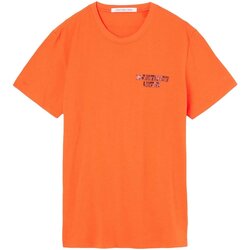 vaatteet Miehet Lyhythihainen t-paita Calvin Klein Jeans J30J321772 Oranssi