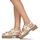 kengät Naiset Sandaalit ja avokkaat Fru.it 7935-087-GOMMA-TEXARO-YARROW Beige / Hopea