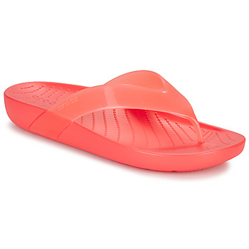 kengät Naiset Varvassandaalit Crocs Crocs Splash Glossy Flip Vaaleanpunainen