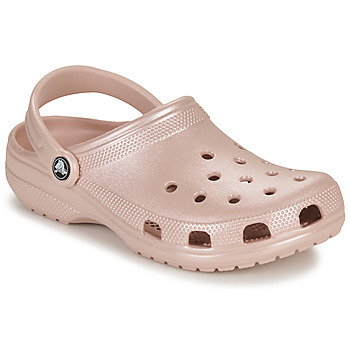 kengät Naiset Puukengät Crocs Classic Shimmer Clog Beige / Glitter