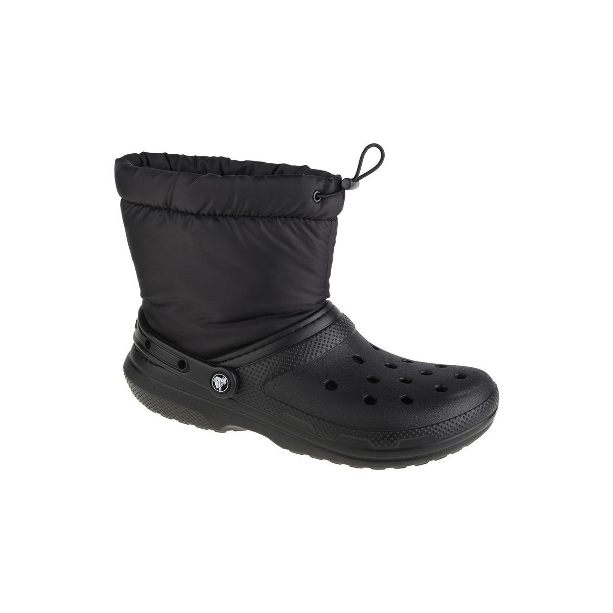 kengät Naiset Talvisaappaat Crocs Classic Lined Neo Puff Boot Musta