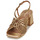 kengät Naiset Sandaalit ja avokkaat Maison Minelli F932111METPLATINE Kulta