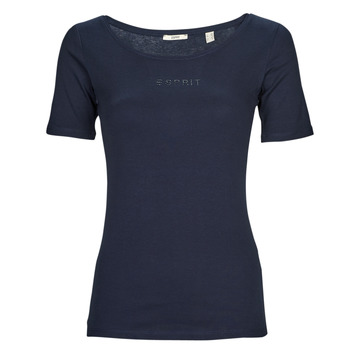 vaatteet Naiset Lyhythihainen t-paita Esprit tshirt sl Sininen