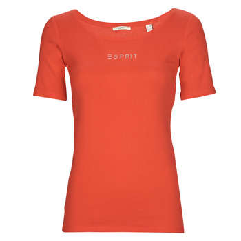 vaatteet Naiset Lyhythihainen t-paita Esprit tshirt sl Punainen