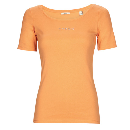vaatteet Naiset Lyhythihainen t-paita Esprit tee Oranssi