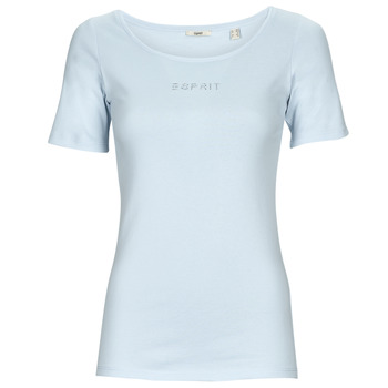vaatteet Naiset Lyhythihainen t-paita Esprit tee Sininen