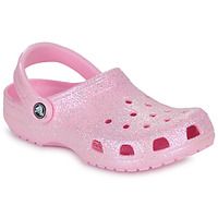kengät Tytöt Puukengät Crocs Classic Glitter Clog K Vaaleanpunainen