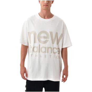 vaatteet Lyhythihainen t-paita New Balance  Beige