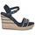 kengät Naiset Sandaalit ja avokkaat Tommy Hilfiger SEASONAL WEBBING WEDGE Laivastonsininen