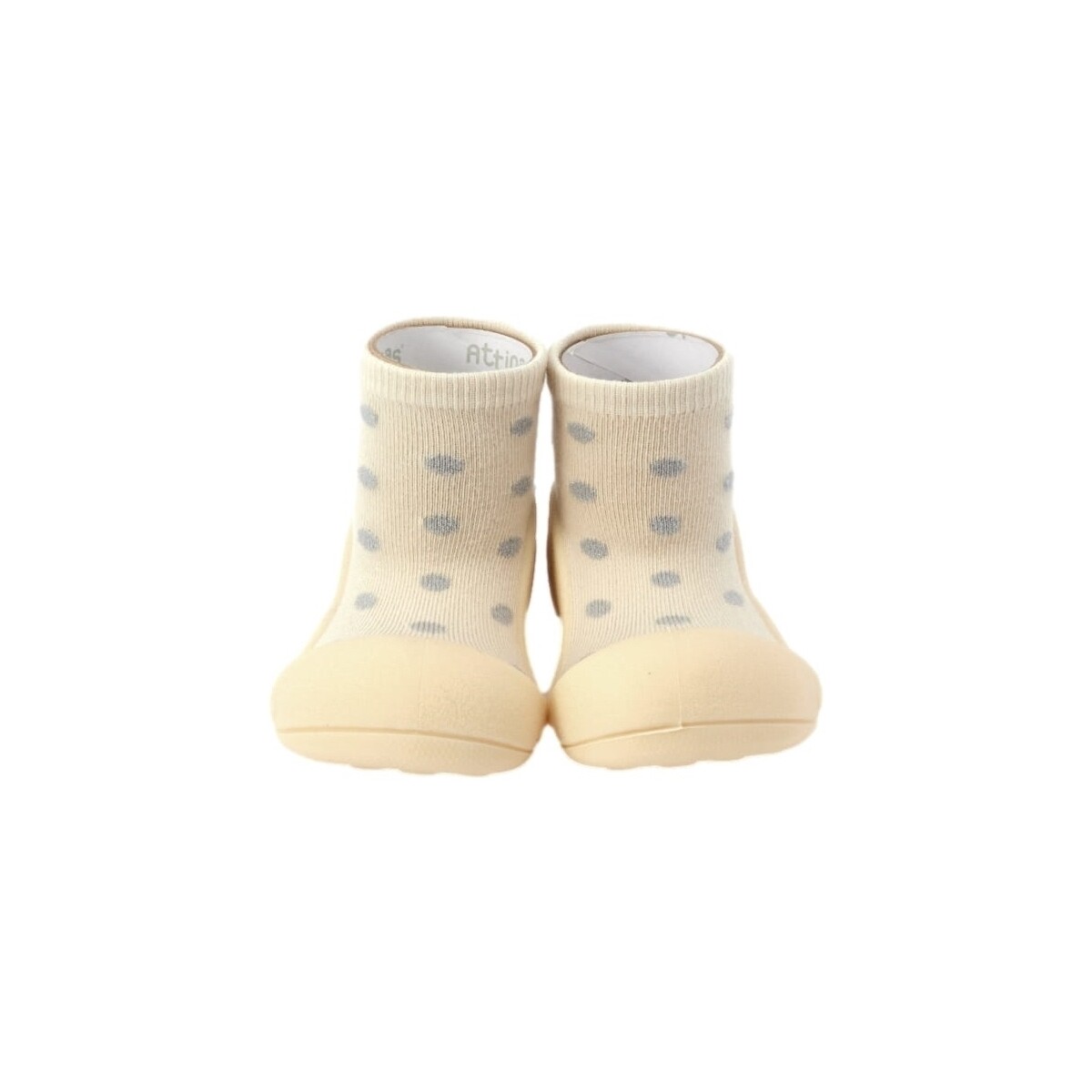 kengät Lapset Vauvan tossut Attipas Dot Dot - Sparkle White Keltainen
