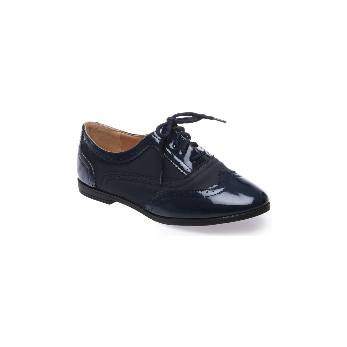 kengät Naiset Derby-kengät La Modeuse 16293_P36760 Sininen