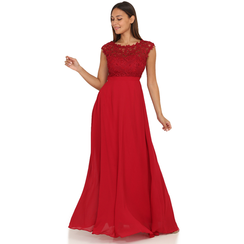 vaatteet Naiset Mekot La Modeuse 19404_P54537 Punainen