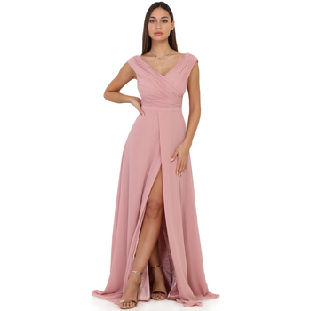 vaatteet Naiset Mekot La Modeuse 19631_P55087 Vaaleanpunainen