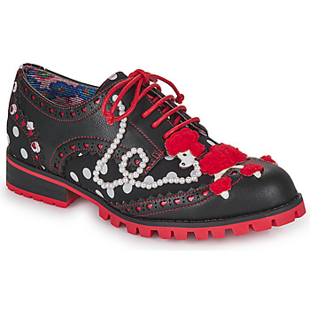 kengät Naiset Derby-kengät Irregular Choice SOCKHOP SWEETIES Musta / Punainen