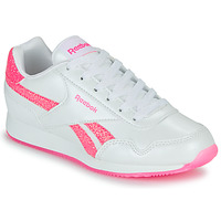 kengät Tytöt Matalavartiset tennarit Reebok Classic REEBOK ROYAL CL JOG 3.0 Valkoinen / harmaa / turkoosi / Vaaleanpunainen