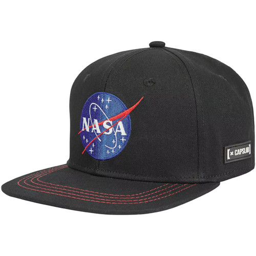 Asusteet / tarvikkeet Miehet Lippalakit Capslab Space Mission NASA Snapback Cap Musta