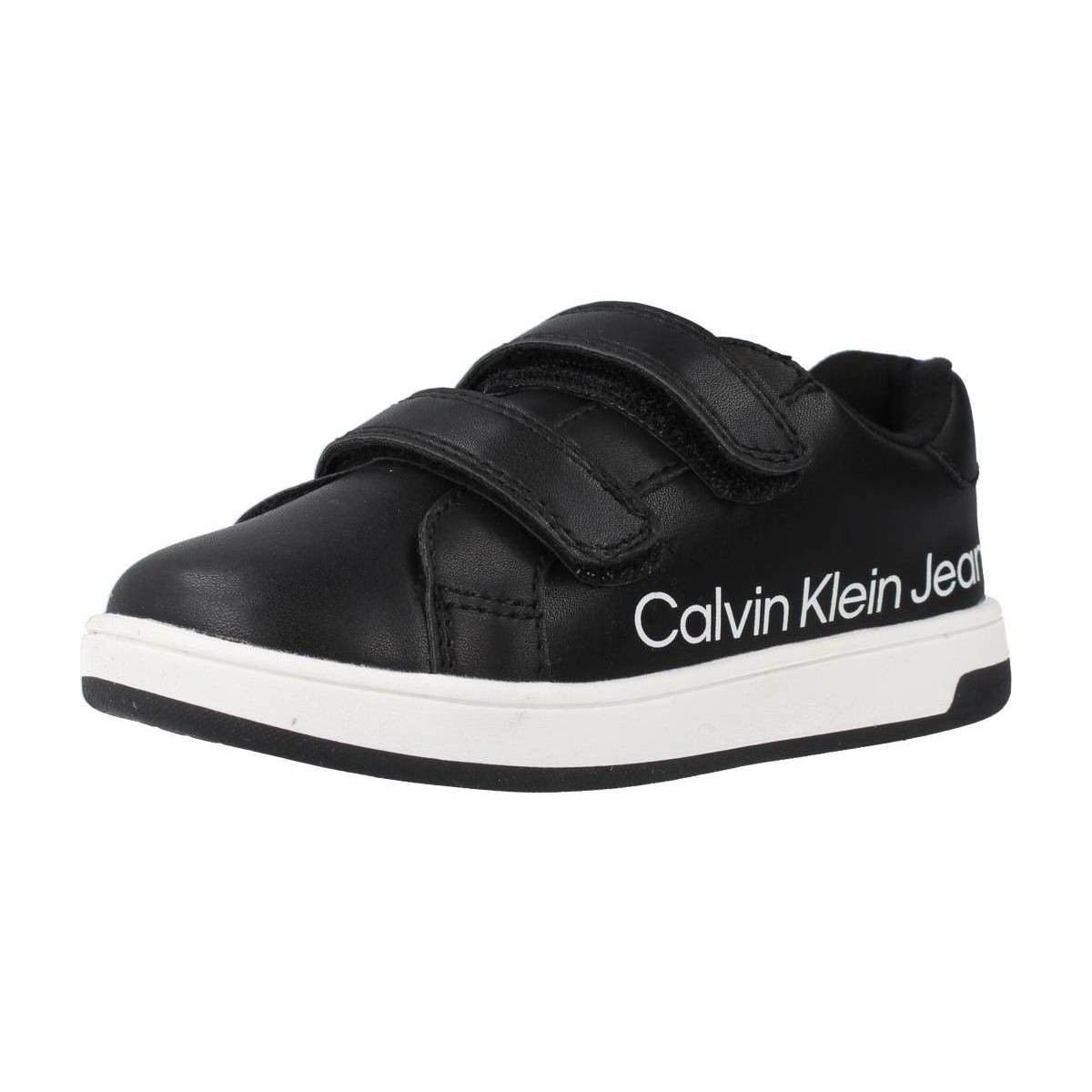 kengät Pojat Matalavartiset tennarit Calvin Klein Jeans V1X980325 Musta