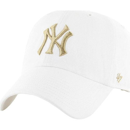 Asusteet / tarvikkeet Lippalakit '47 Brand New York Yankees MLB Clean Up Cap Valkoinen