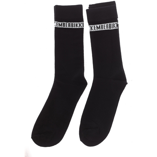 Alusvaatteet Miehet Korkeavartiset sukat Bikkembergs BK019-BLACK Musta