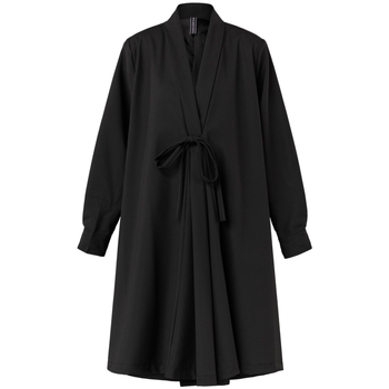 vaatteet Naiset Paksu takki Wendy Trendy Coat 110775 - Black Musta