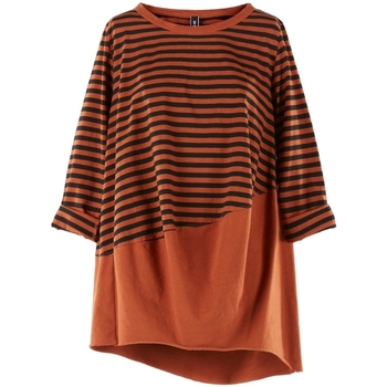 vaatteet Naiset Svetari Wendy Trendy Top 220847 - Orange/Black Oranssi