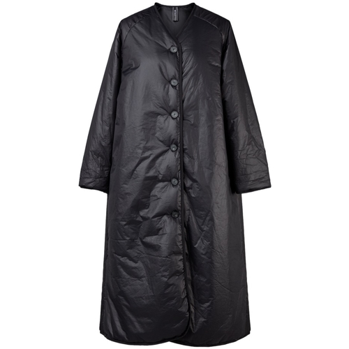 vaatteet Naiset Paksu takki Wendy Trendy Coat 221327 - Black Musta
