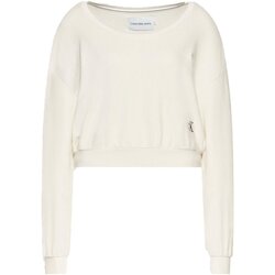 vaatteet Naiset Svetari Calvin Klein Jeans J20J217743 Valkoinen