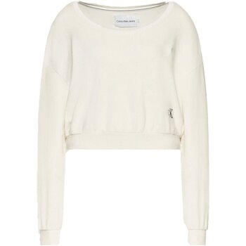 vaatteet Naiset Svetari Calvin Klein Jeans J20J217743 Valkoinen