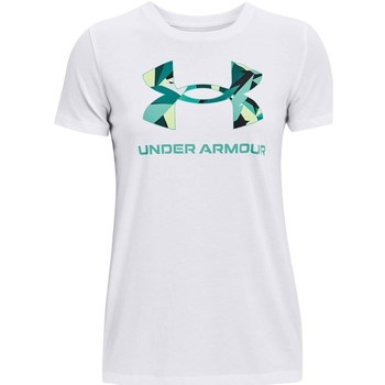 vaatteet Naiset Lyhythihainen t-paita Under Armour Live Sportstyle Graphic SS Valkoinen