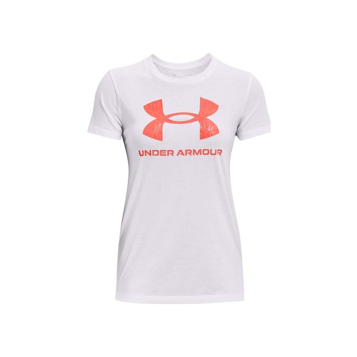 vaatteet Naiset Lyhythihainen t-paita Under Armour Sportstyle Graphic Valkoinen