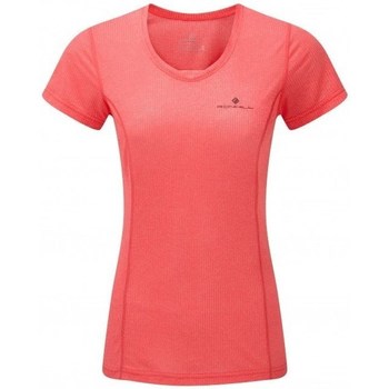 vaatteet Naiset Lyhythihainen t-paita Ronhill Stride SS Tee Vaaleanpunainen