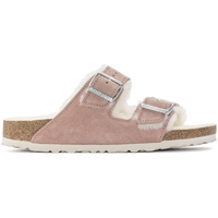 kengät Naiset Sandaalit ja avokkaat Birkenstock Arizona Shearling 1023258 Narrow - Pink Clay Vaaleanpunainen