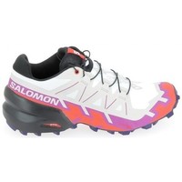 kengät Naiset Juoksukengät / Trail-kengät Salomon Speedcross 6 Blanc Violet Valkoinen
