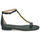 kengät Naiset Sandaalit ja avokkaat Lauren Ralph Lauren ELISE-SANDALS-FLAT SANDAL Musta