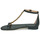 kengät Naiset Sandaalit ja avokkaat Lauren Ralph Lauren ELISE-SANDALS-FLAT SANDAL Musta