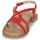 kengät Naiset Sandaalit Les Petites Bombes FIDJI Punainen