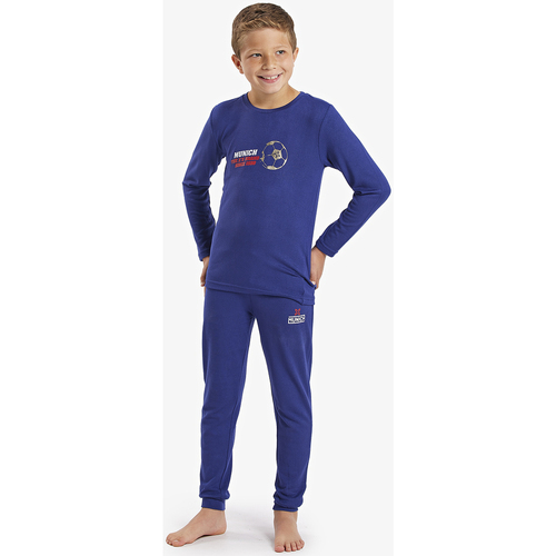 vaatteet Pojat pyjamat / yöpaidat Munich CP1150 Sininen
