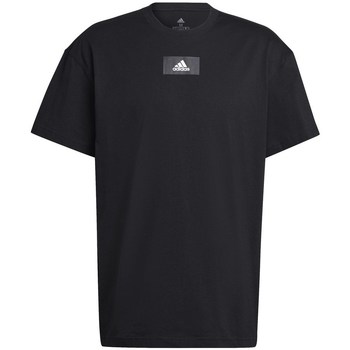 vaatteet Miehet Lyhythihainen t-paita adidas Originals Essentials Feelvivid Drop Shoulder Tee Musta