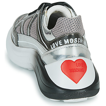 Love Moschino SUPERHEART Musta / Valkoinen / Hopea