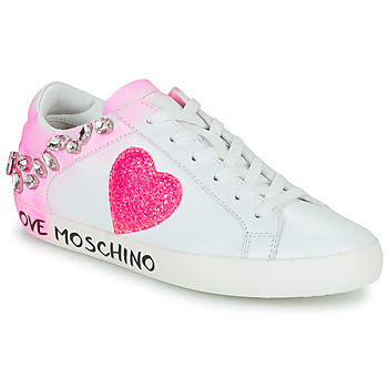 kengät Naiset Matalavartiset tennarit Love Moschino FREE LOVE Vaaleanpunainen