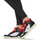 kengät Korkeavartiset tennarit Polo Ralph Lauren POLO CRT HGH-SNEAKERS-HIGH TOP LACE Musta / Valkoinen / Punainen